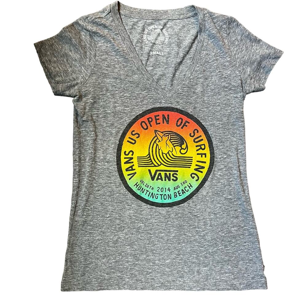 VANS Women's SM US Open Of Surfing Huntington Beach CA Graphic T-shirt